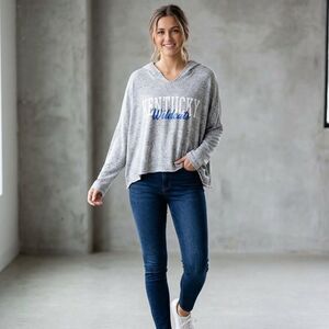 Kentucky Wildcats Gray Lightweight Hoodie